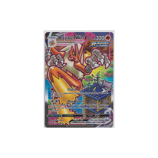 Pokemon Blaziken VMAX Alternate Art hot Secret