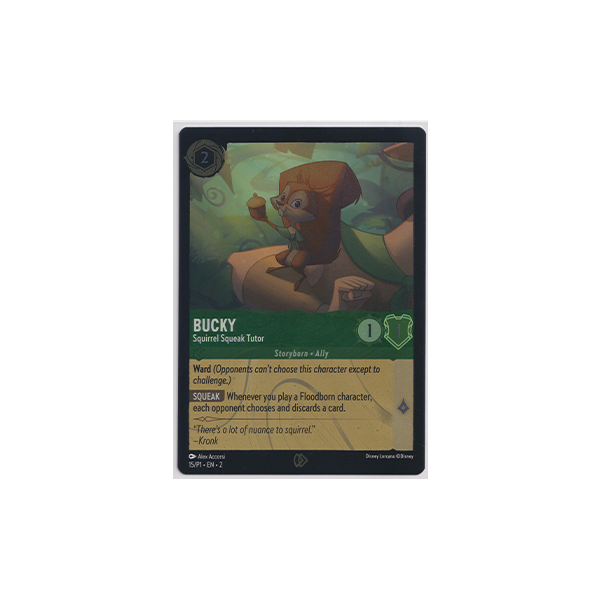 Promo Bucky - Squirrel Squeak Tutor Holo