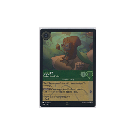 Promo Bucky - Squirrel Squeak Tutor Holo